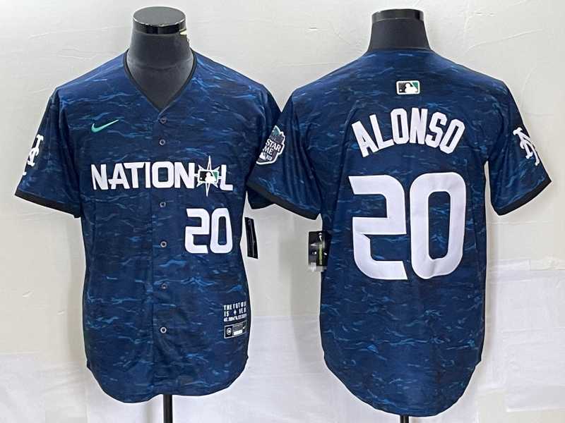 Men's New York Mets #20 Pete Alonso Number Royal 2023 All Star Cool Base Stitched Baseball Jersey,We sell and wholesale Men's New York Mets #20 Pete Alonso Number Royal 2023 All Star Cool Base Stitched Baseball Jersey on line form chian!